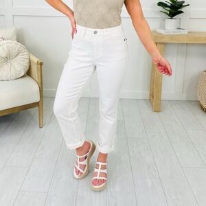 JUDY BLUE - Perfect Double Cuff Boyfriend Jeans - NWOT